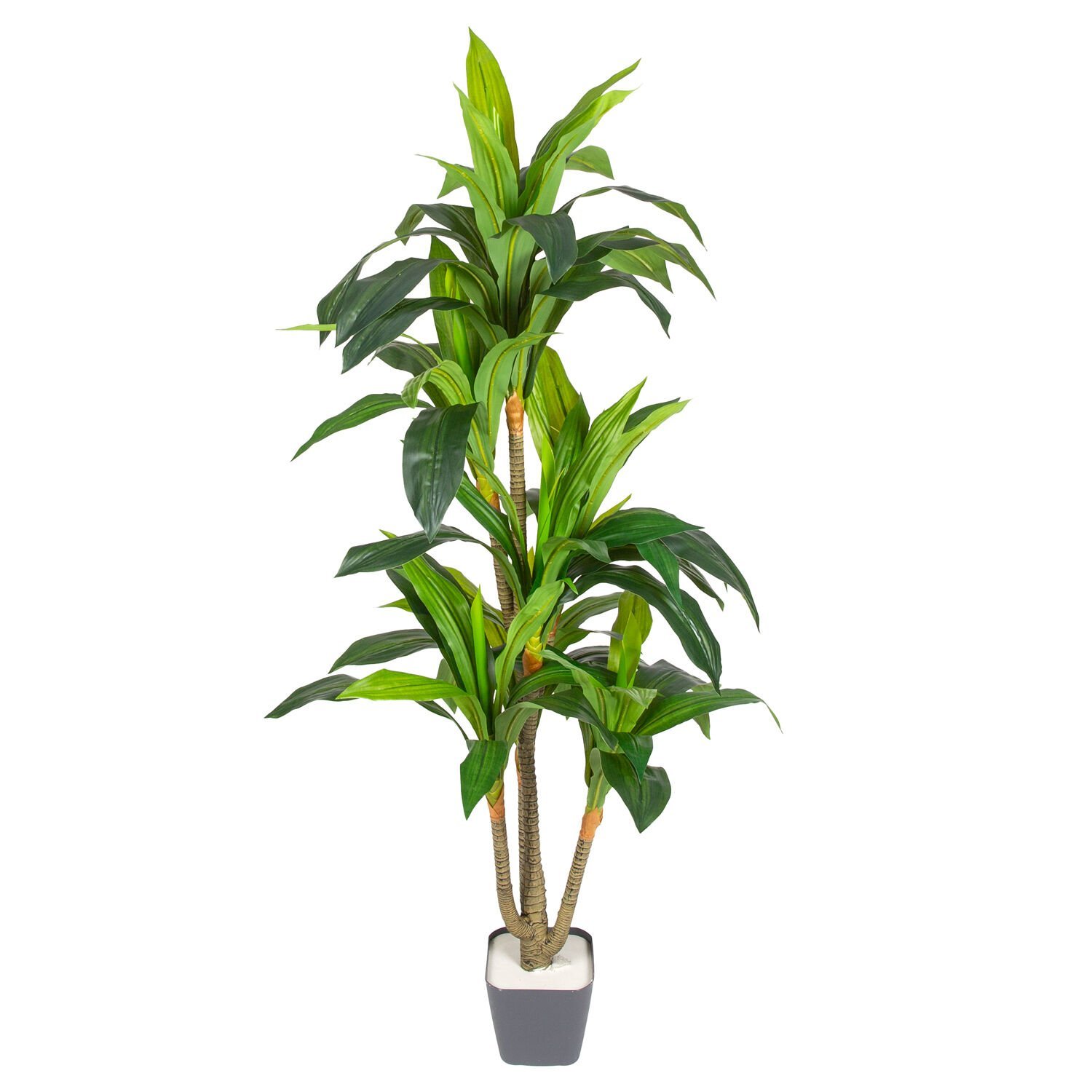 Yapay Ağaç Drasena Gerçek Dokulu Yeşil 130 Cm.