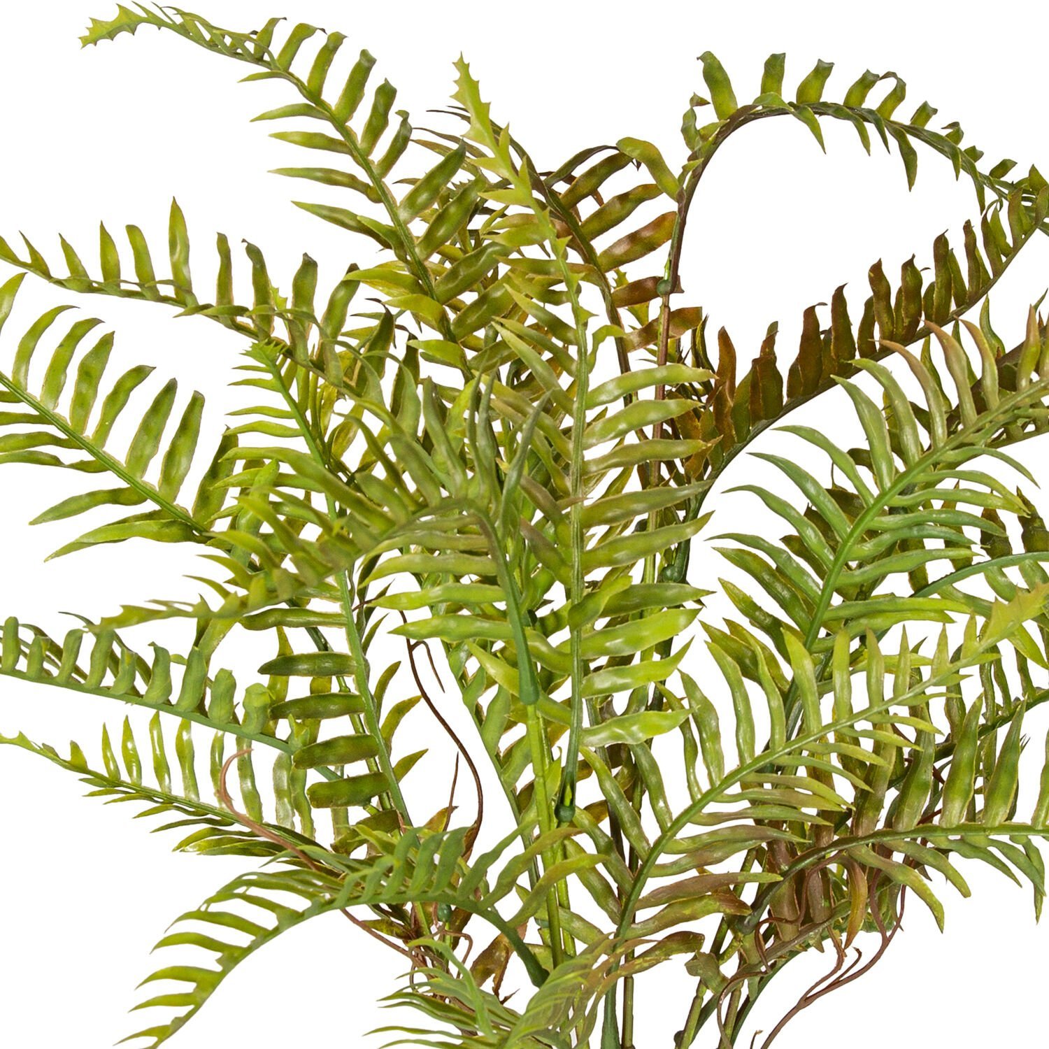 Yapay Fujer - Eğreltiotu Demet, Kızıl/Yeşil - 60 cm