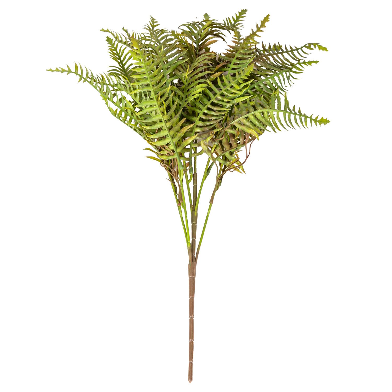 Yapay Fujer - Eğreltiotu Demet, Kızıl/Yeşil - 60 cm