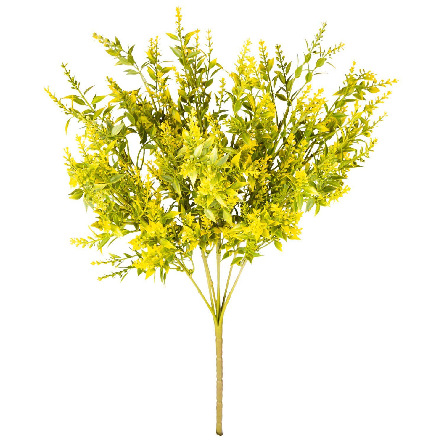 Yapay Çiçekli Bitki, Sarı - 55 cm