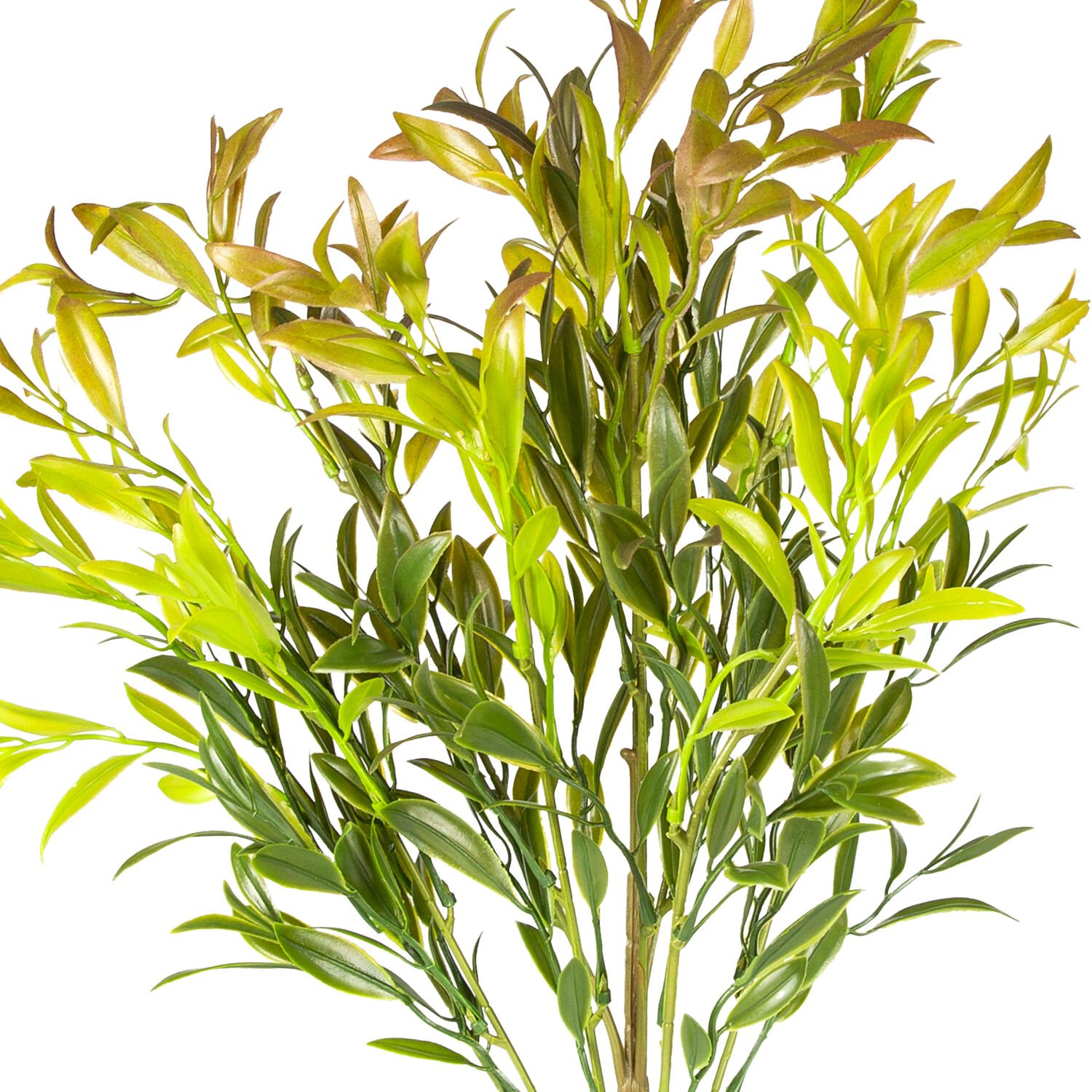 Yapay Çay Demeti, Kızıl/Yeşil - 55 cm