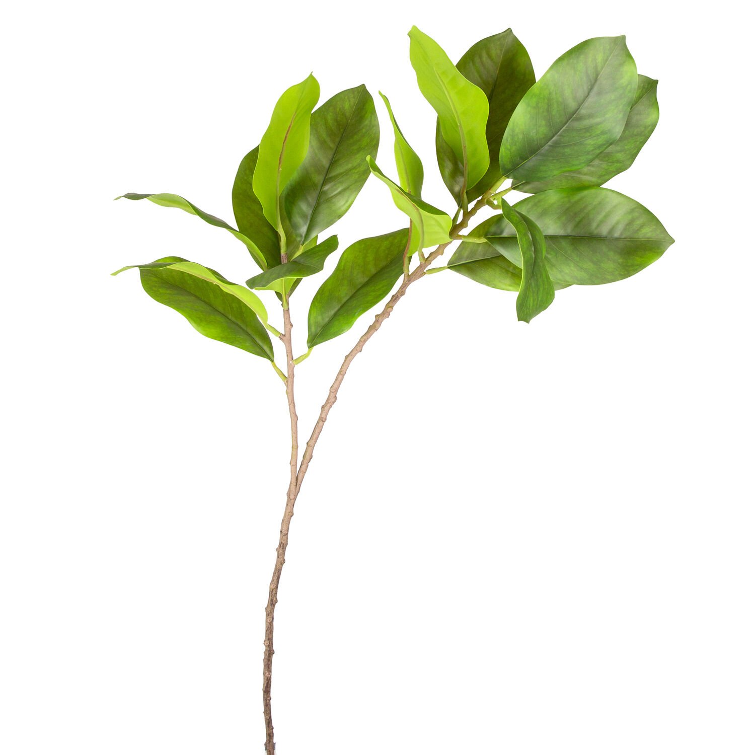 Yapay Bitki Manolya Dalı Yeşil 75 Cm.