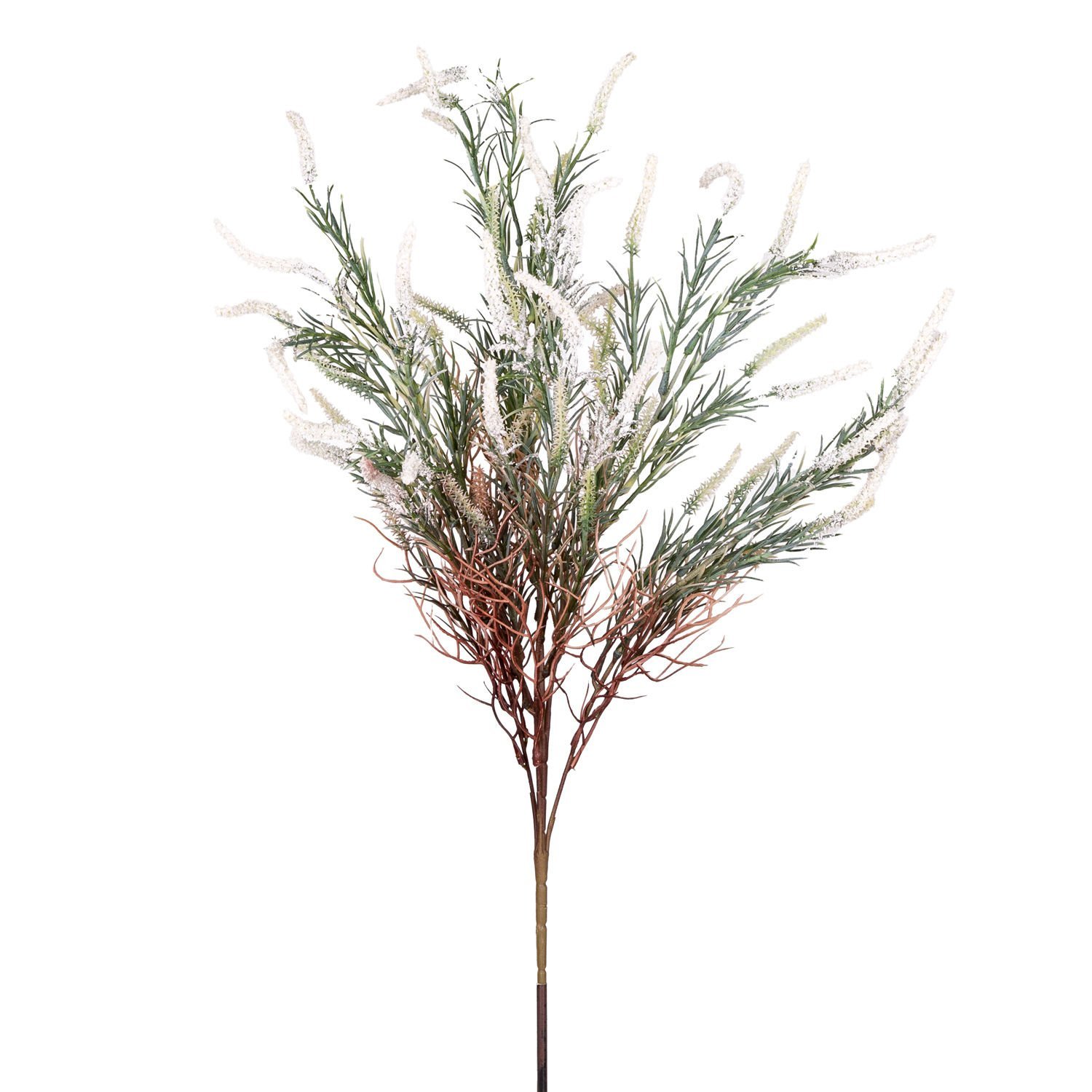 Yapay Çiçek Lavanta Demet Yeşil-Beyaz 65 Cm.