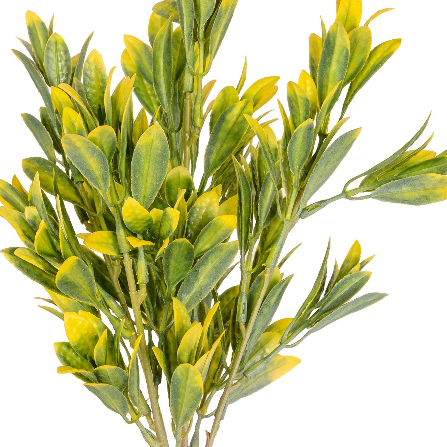 Yapay Bitki Demeti, Sarı-Yeşil - 40 cm