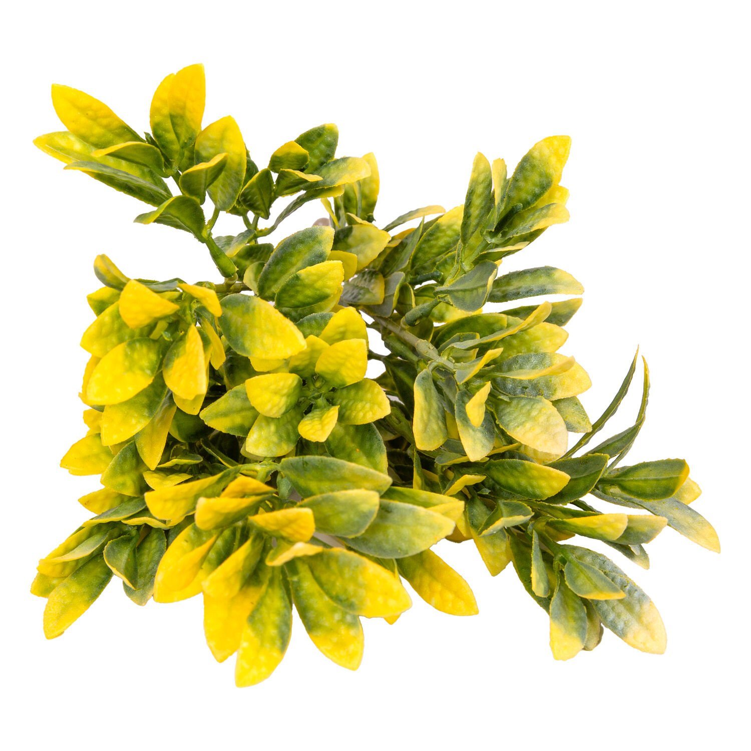 Yapay Bitki Demeti, Sarı-Yeşil - 40 cm