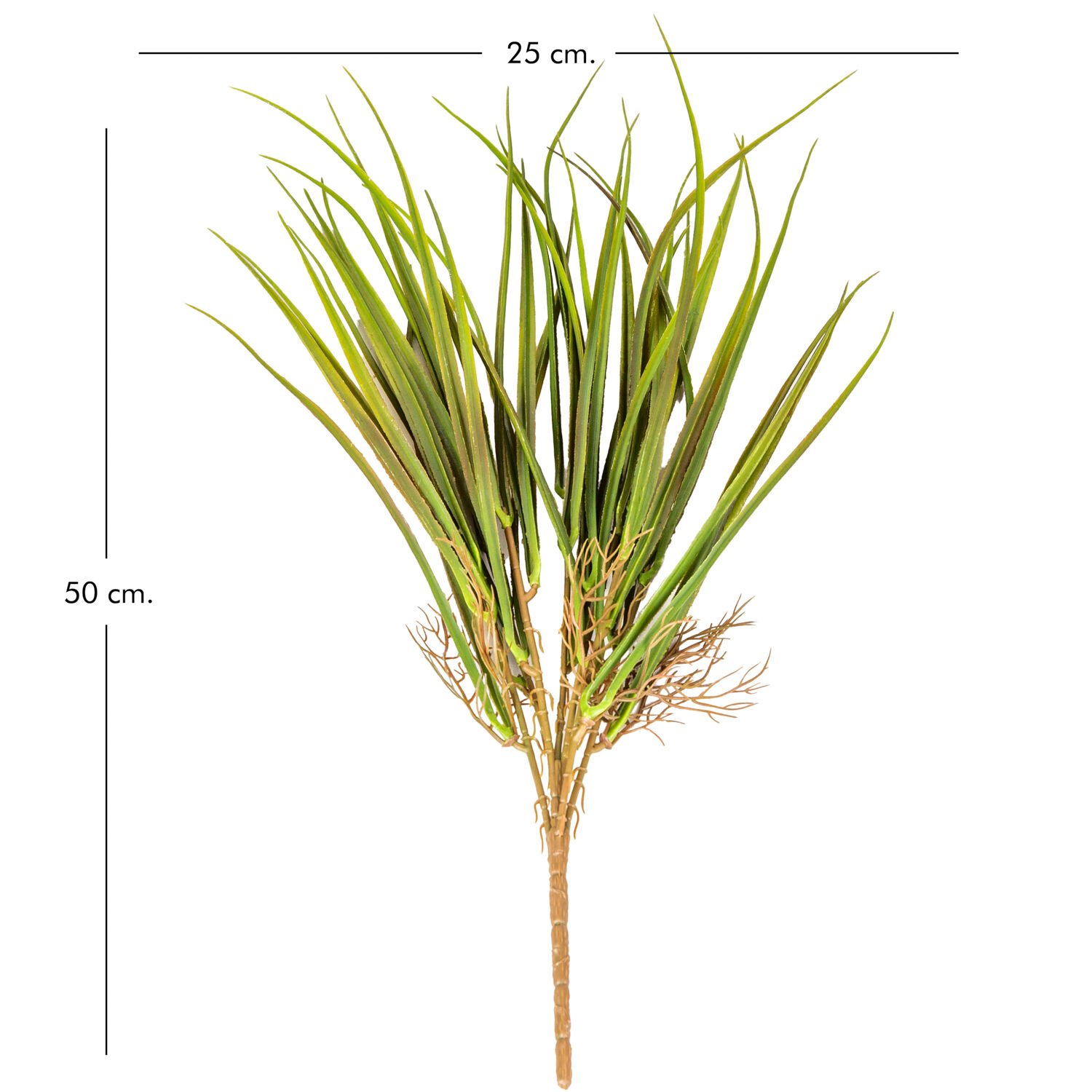 Yapay Saz Demet, Kızıl/Yeşil - 50 cm