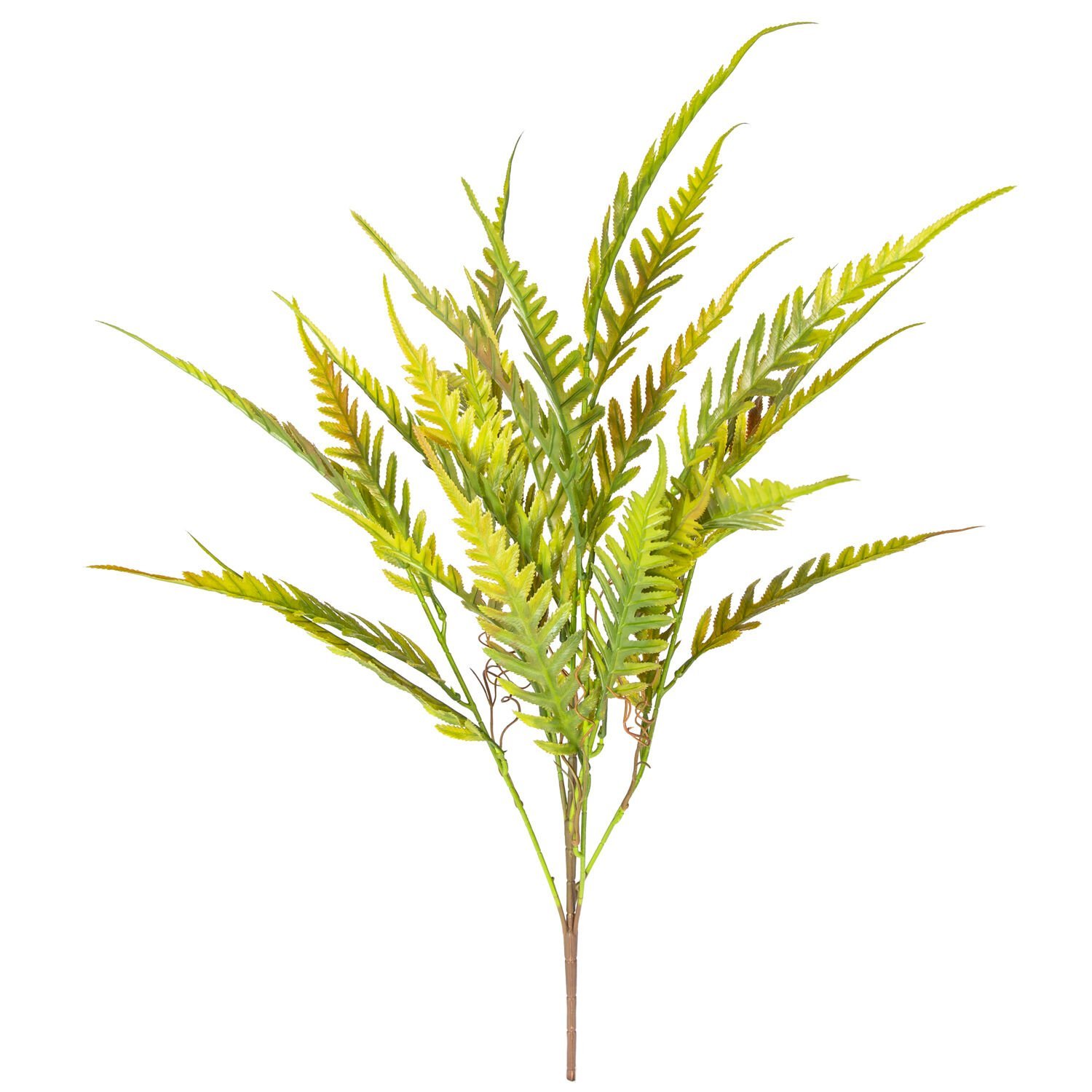 Yapay Fujer - Eğreltiotu Demet, Kızıl/Yeşil - 60 cm