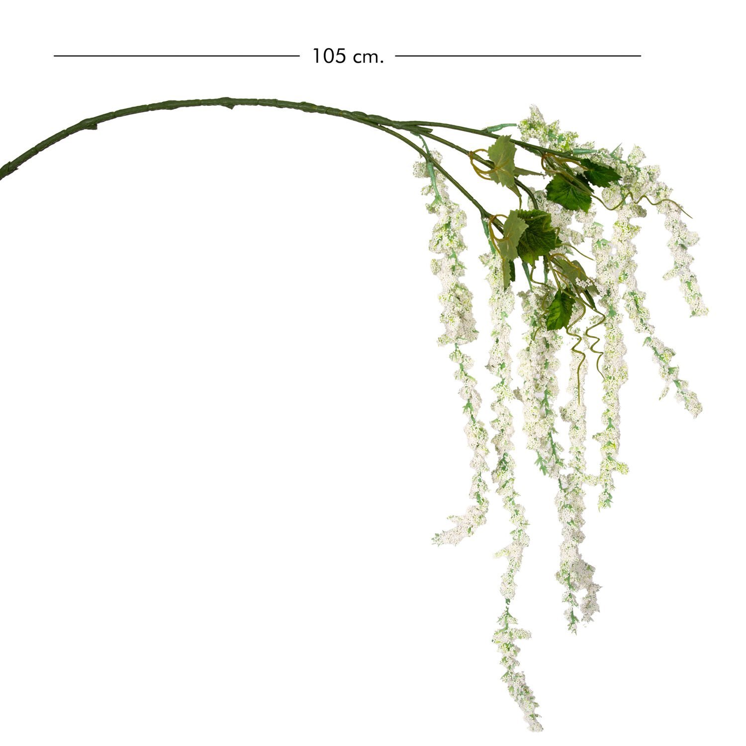 Yapay Gypso, Sarkan, Beyaz - 105 cm