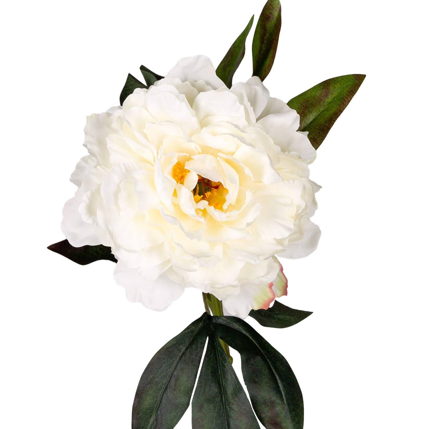 Yapay Çiçek, Şakayık, Beyaz - 65 cm