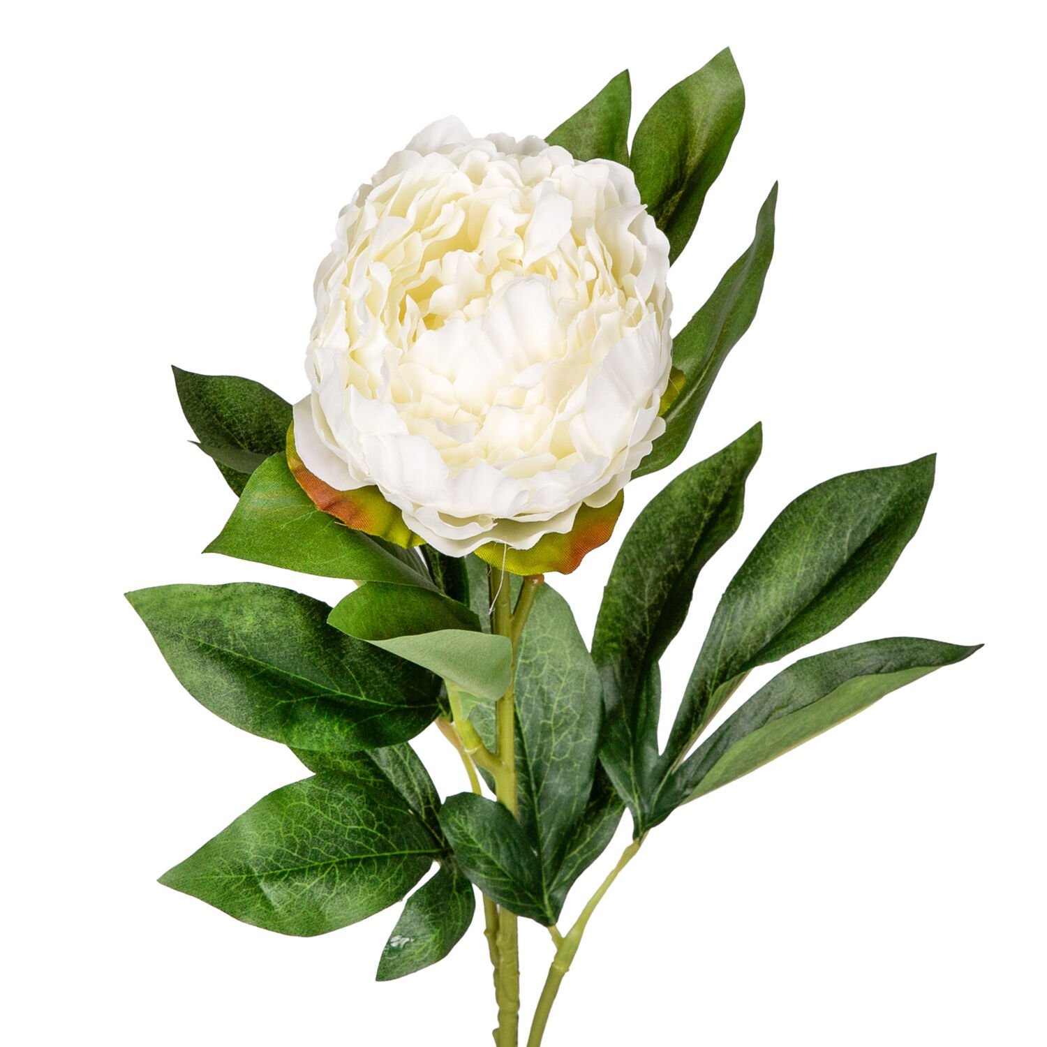 Yapay Çiçek, Şakayık, Beyaz - 77 cm