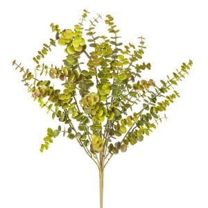 Yapay Okaliptus Demet, Kızıl/Yeşil - 55 cm