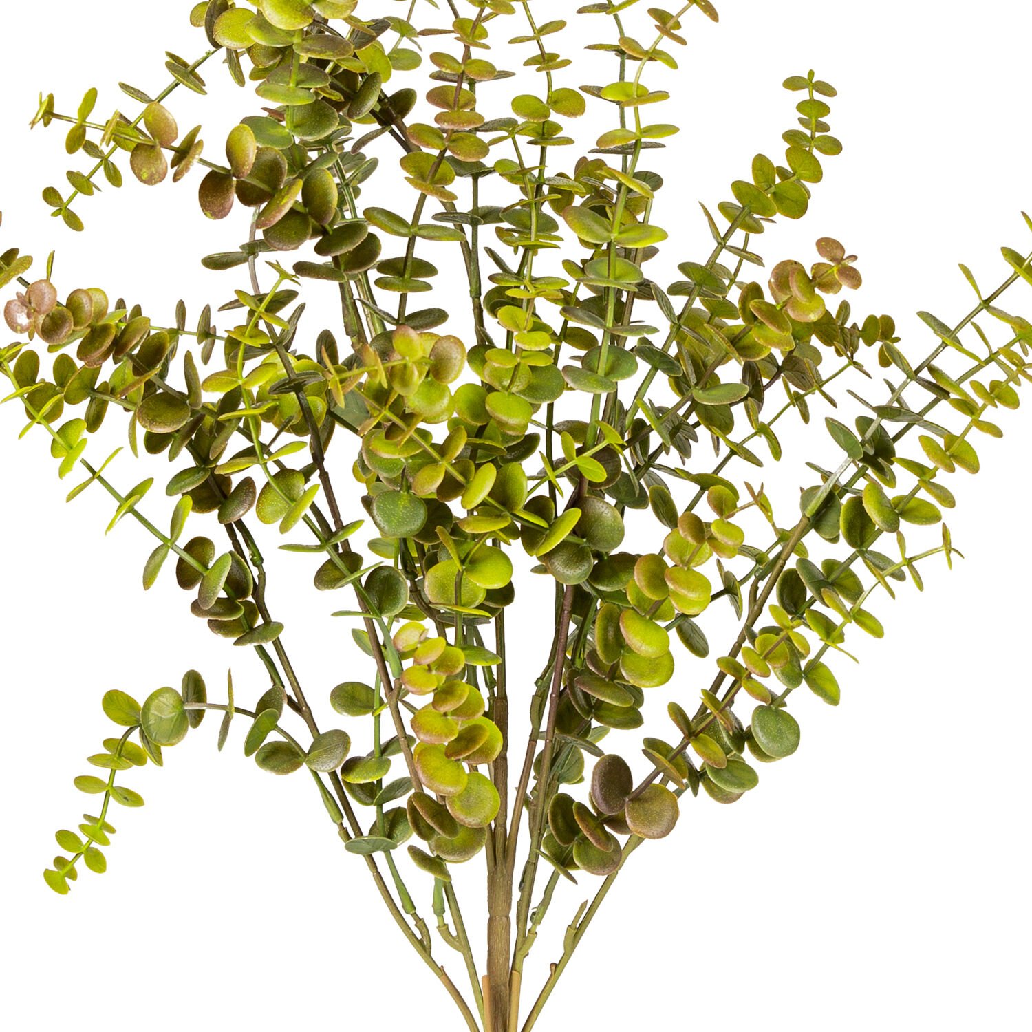 Yapay Okaliptus Demet, Kızıl/Yeşil - 55 cm