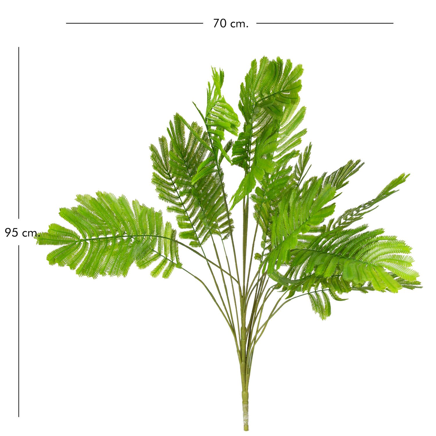 Yapay Bitki, Fujer Eğreltiotu, Yeşil - 95 cm