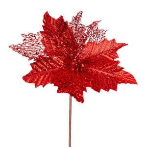 Yılbaşı Çiçeği, Kırmızı - 26 cm