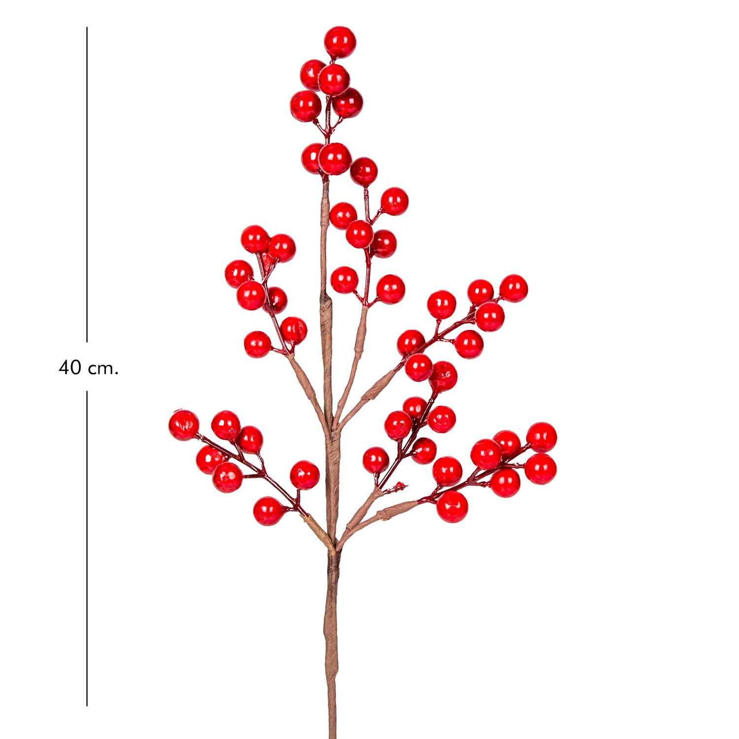 Yılbaşı Süsü, Pike Berry Kokina, Kırmızı - 40 cm