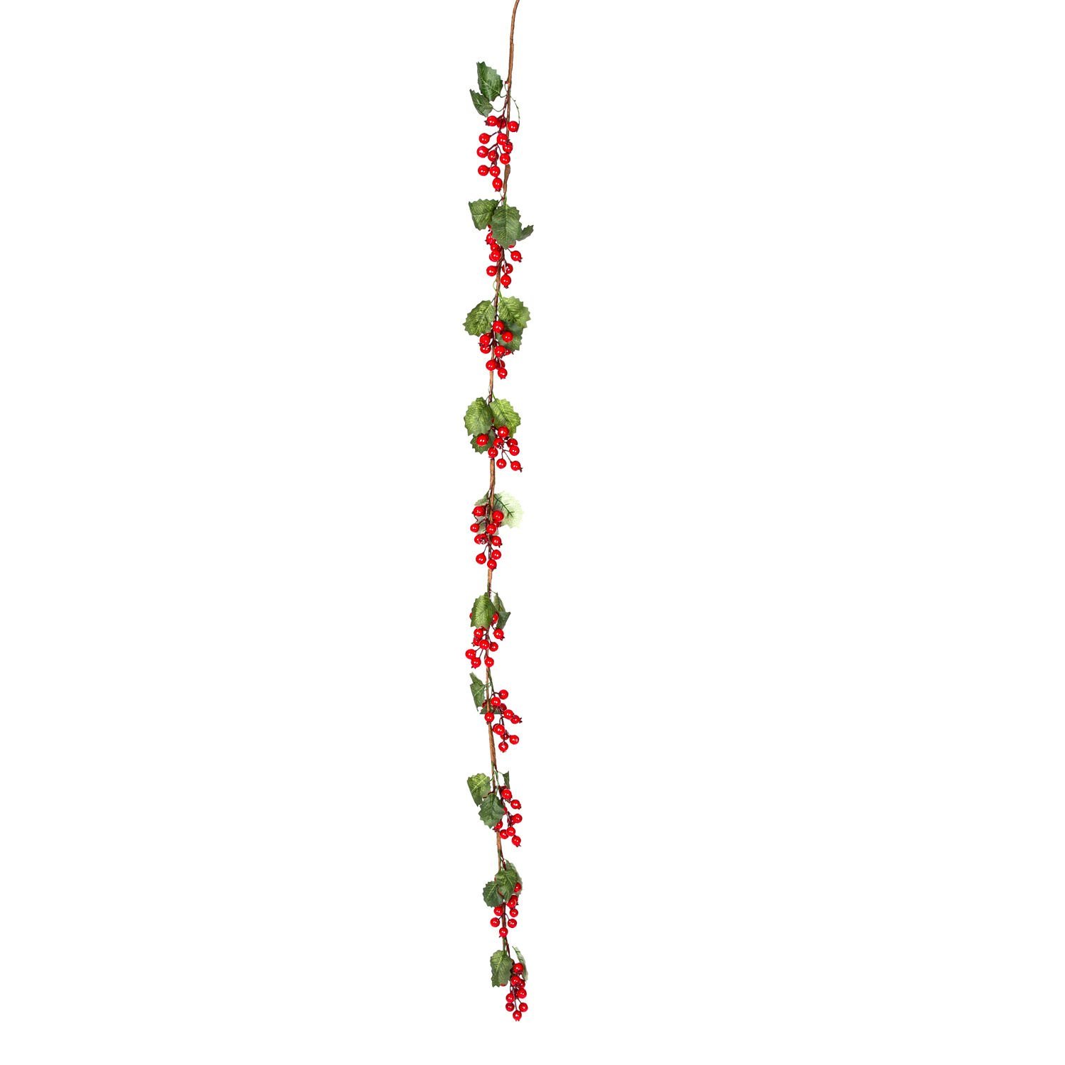 Yılbaşı Süsü, Pike Berry Garland, Kırmızı-Yeşil - 150 cm