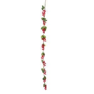 Yılbaşı Süsü, Pike Berry Garland, Kırmızı-Yeşil - 150 cm