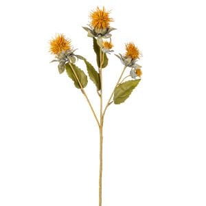 Yapay Bitki, Dikenli, Sarı - 56 cm