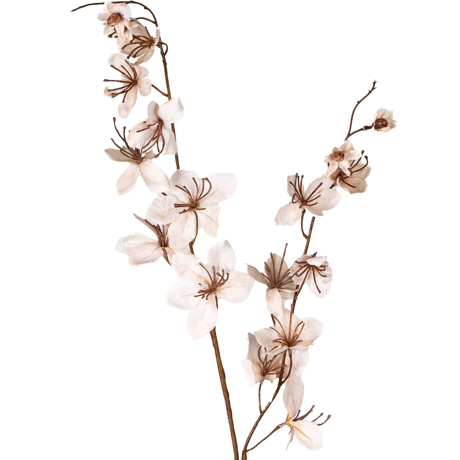 Yapay Bahar Dalı, Krem - 93 cm