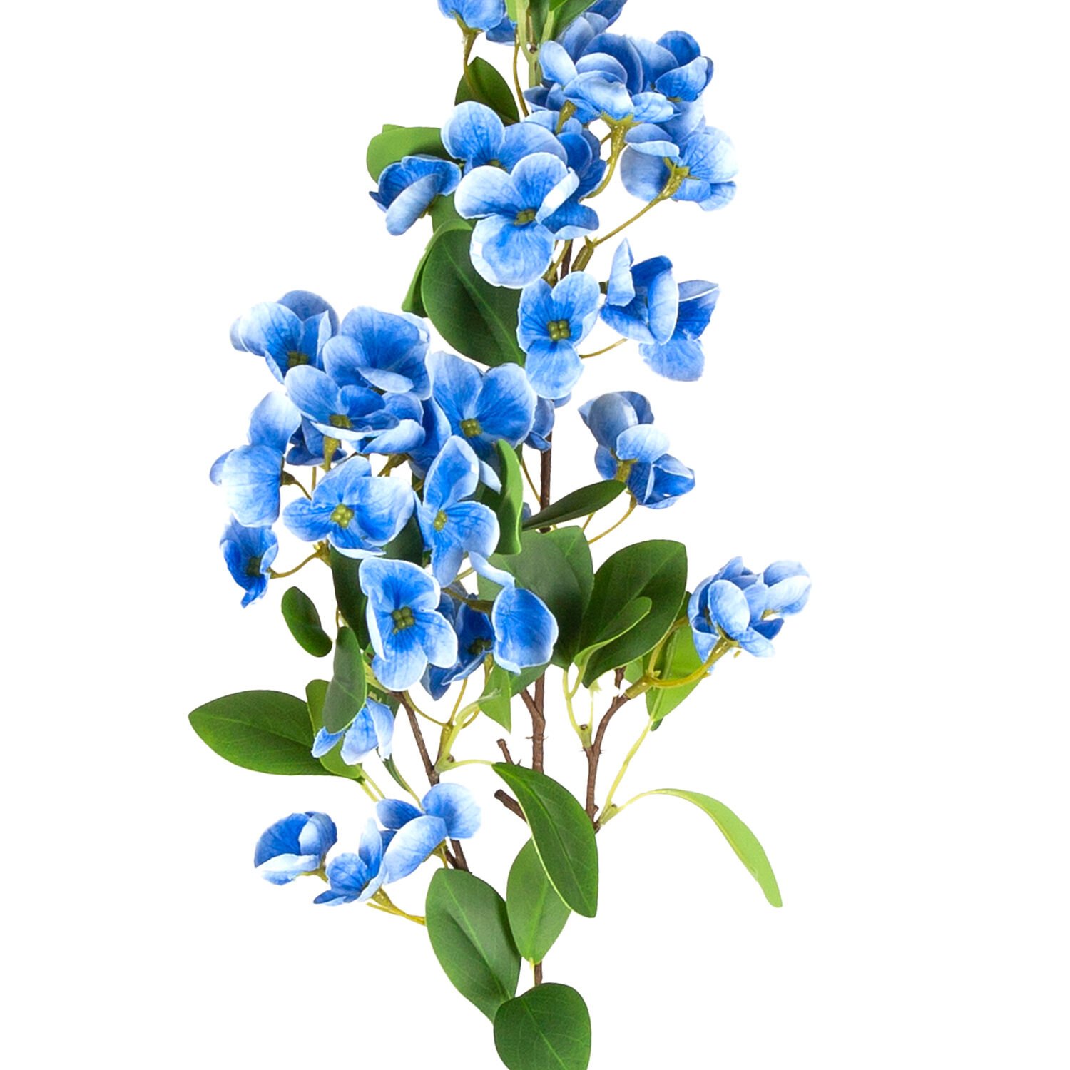 Yapay Sütleğen Çiçek, Mavi - Islak Dokulu, 77 cm