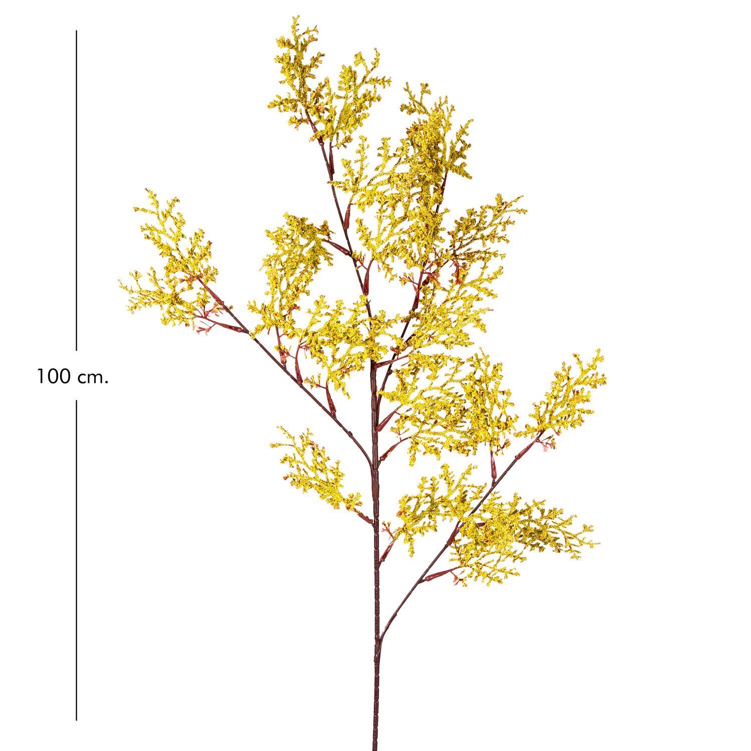 Yapay Çiçek, Cipso, Yeşil - Köpük, 100 cm