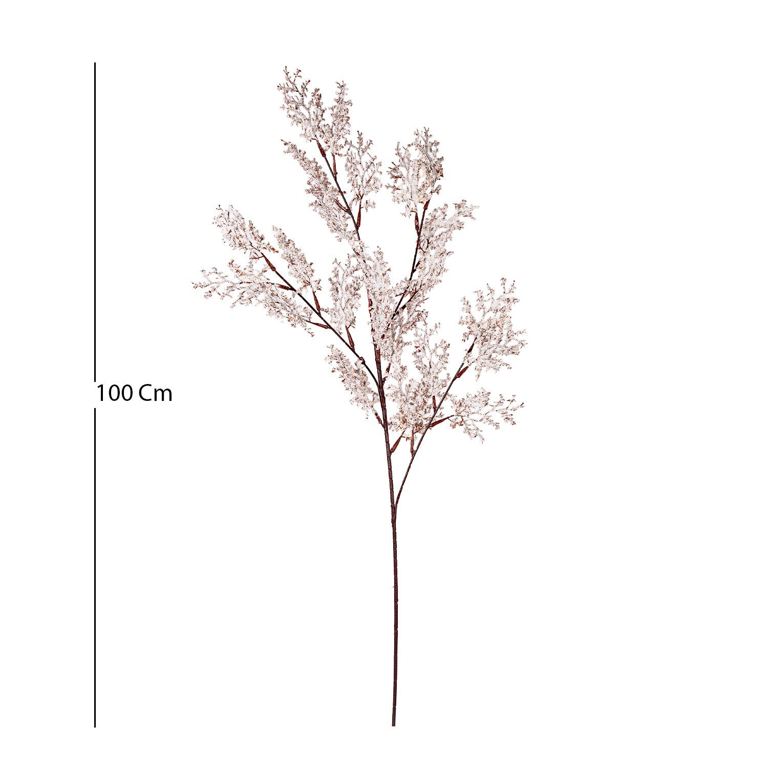 Yapay Çiçek, Cipso, Beyaz - Köpük, 100 cm