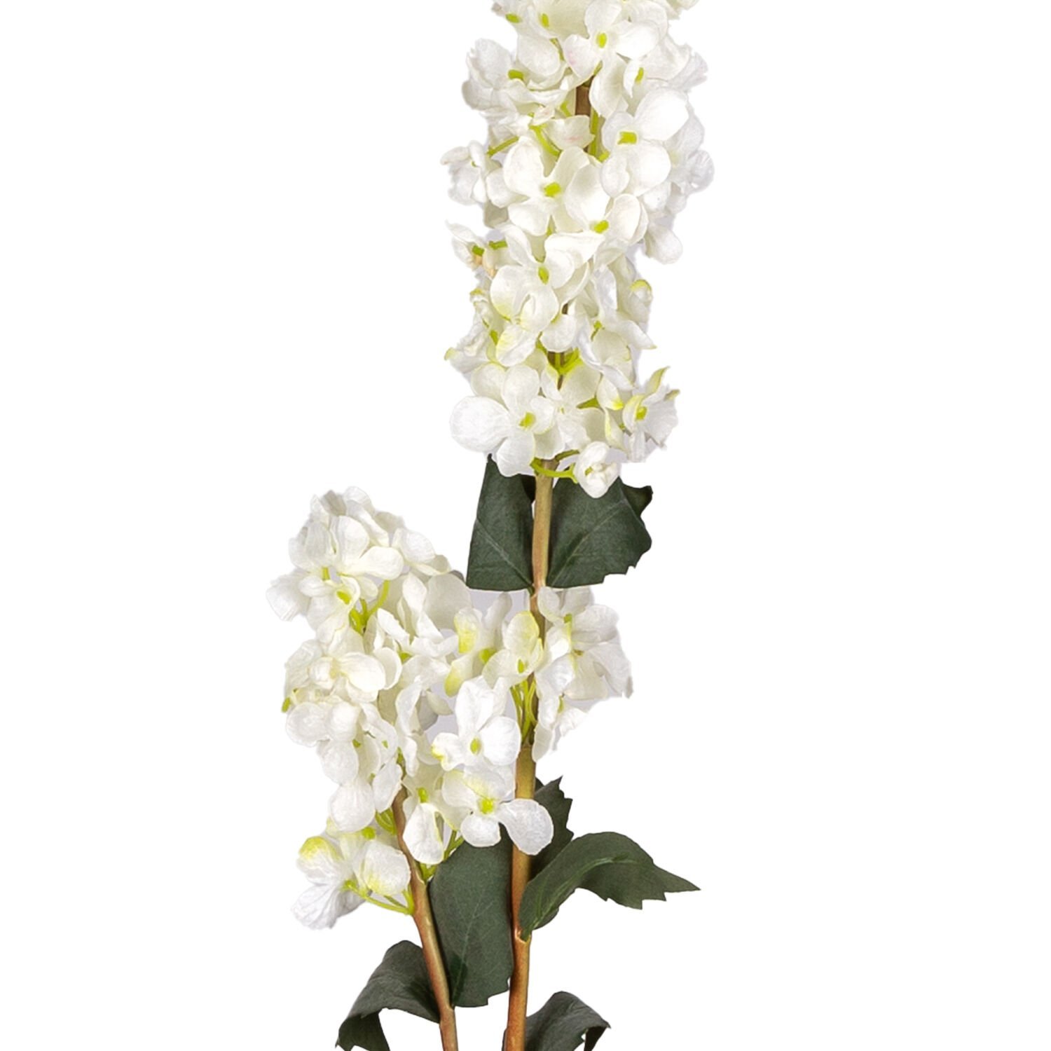 Yapay Ortanca, Salkım, Beyaz - 86 cm