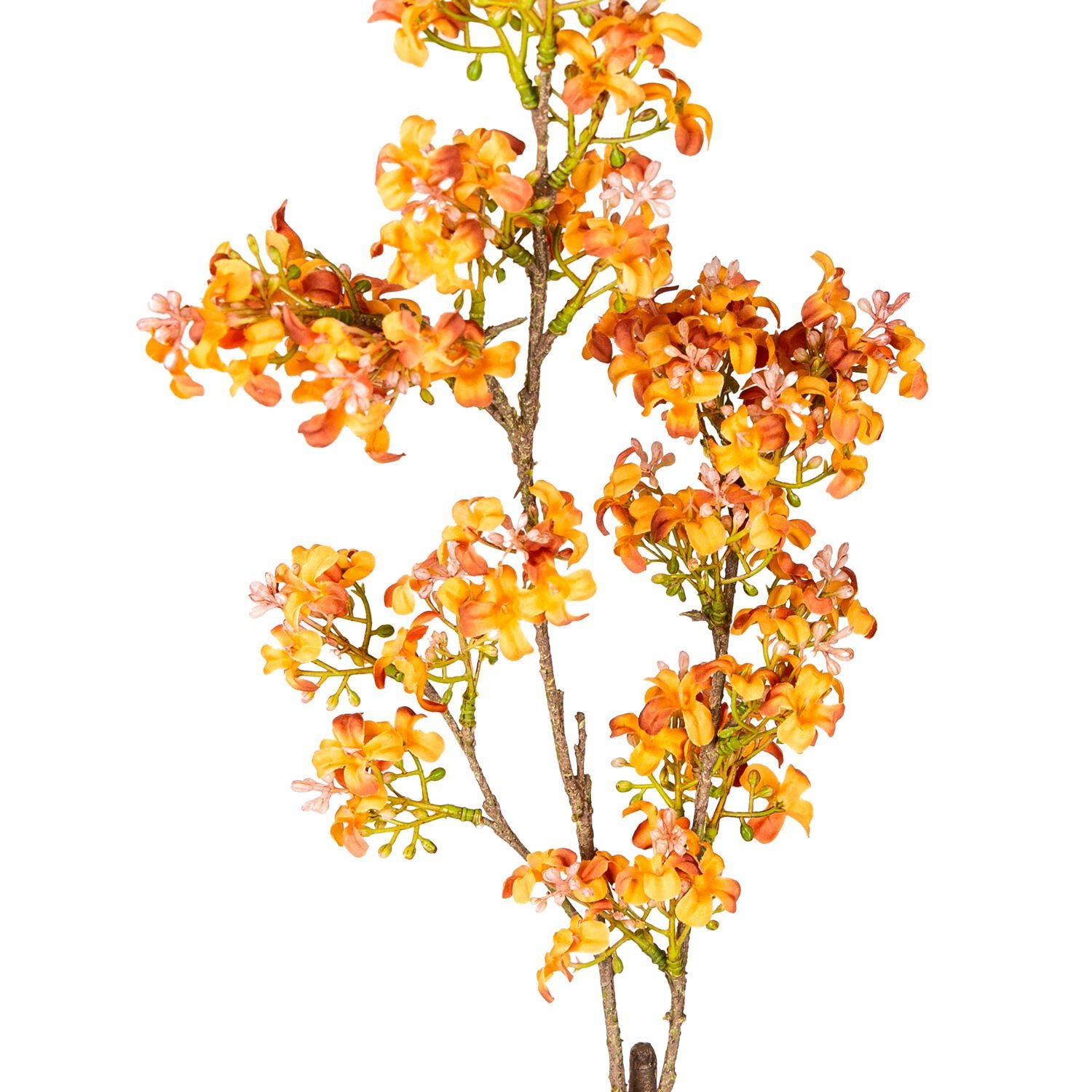 Yapay Bahar Dalı, Turuncu - 70 cm