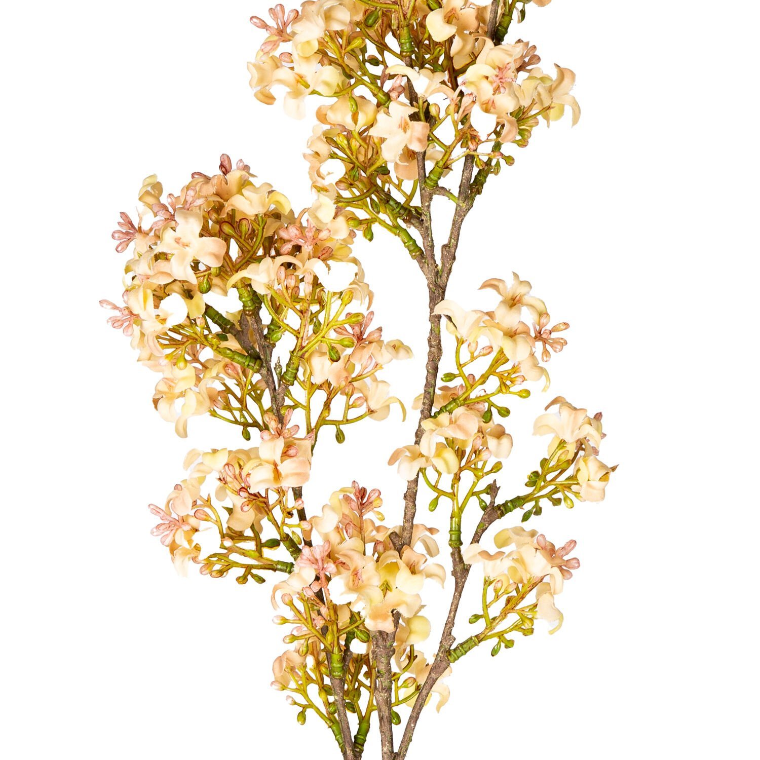 Yapay Bahar Dalı, Krem - 70 cm