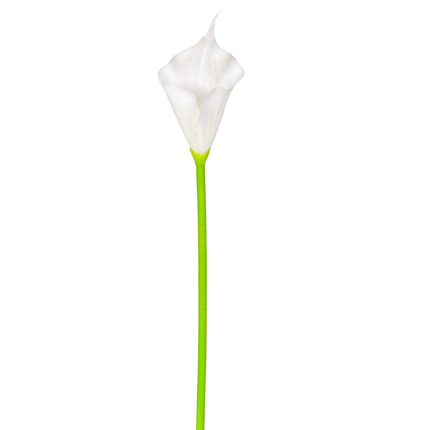 Yapay Calla, Tek Dal, Beyaz - 35 cm