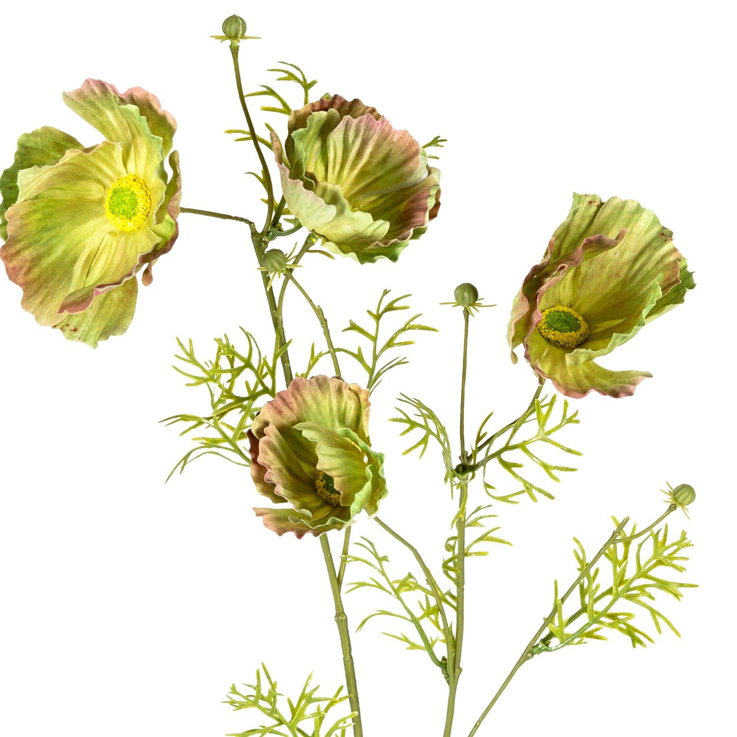 Yapay Çiçek, Gelincik, Yeşil - 70 cm