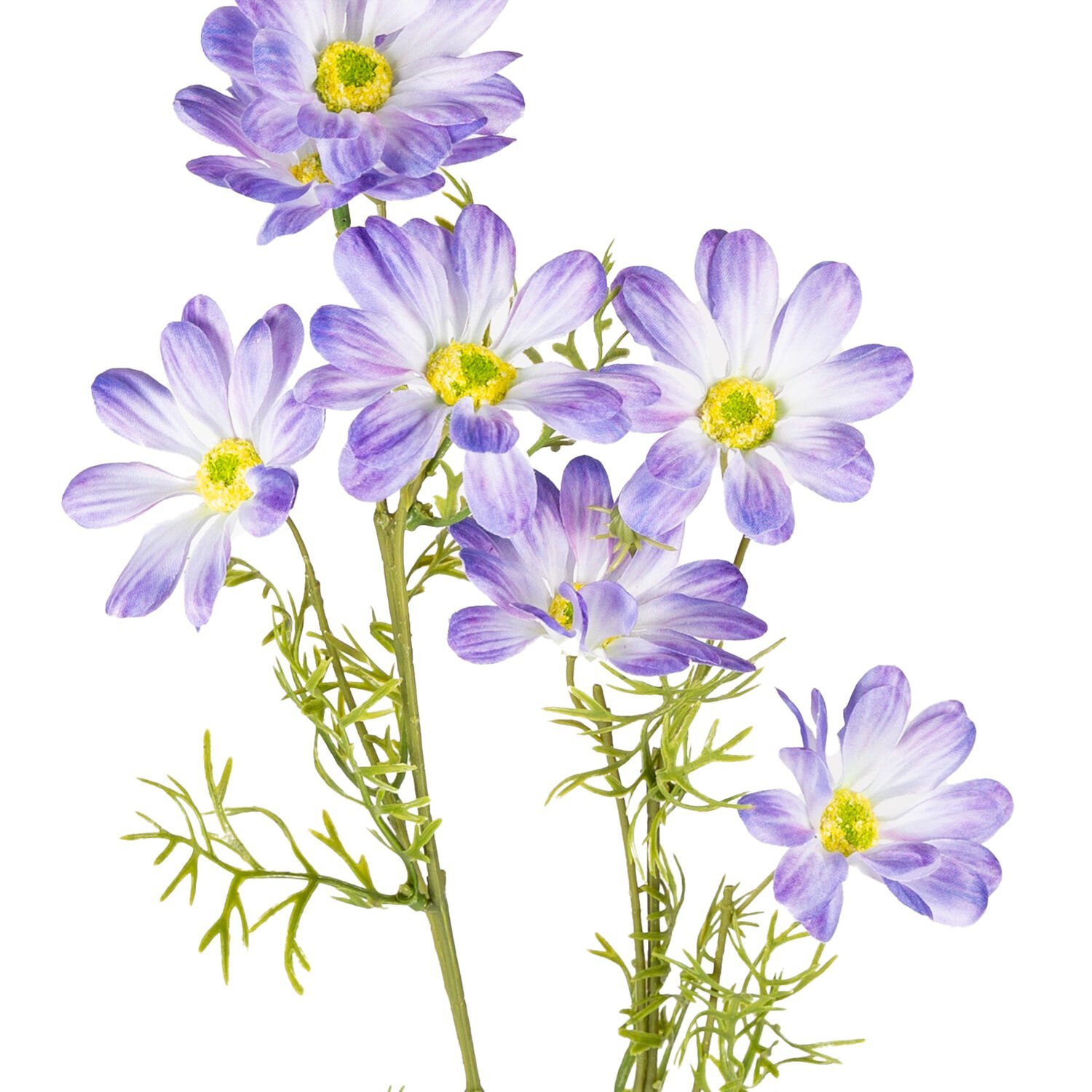 Yapay Çiçek, Papatya, Mavi - 70 cm