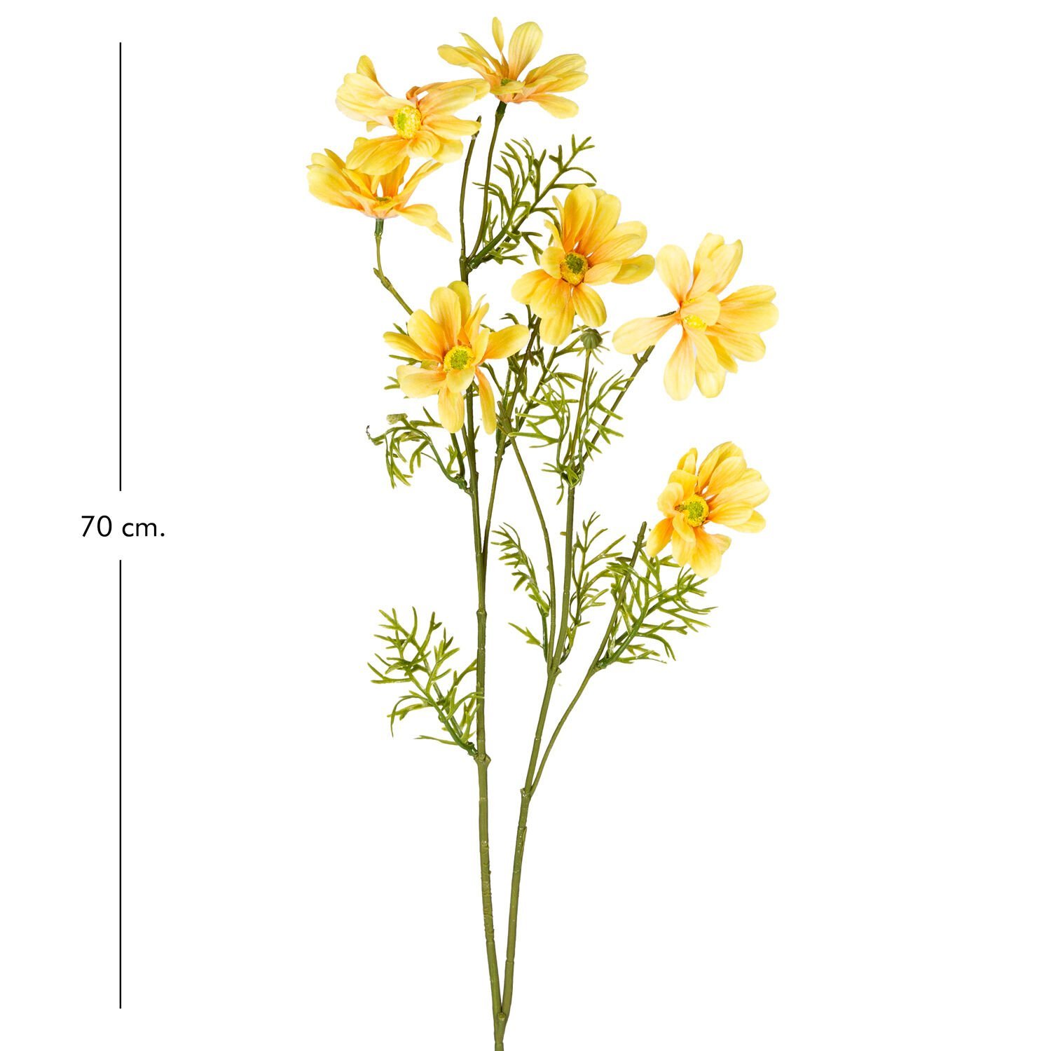 Yapay Çiçek, Papatya, Sarı - 70 cm