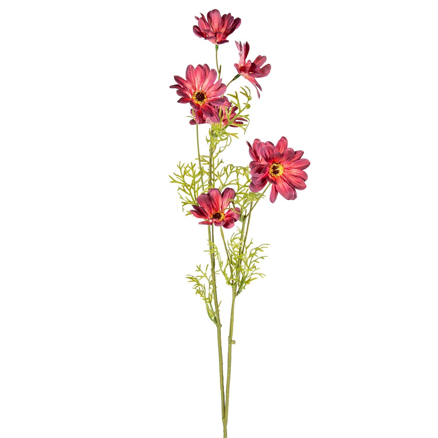 Yapay Çiçek, Papatya, Bordo - 70 cm