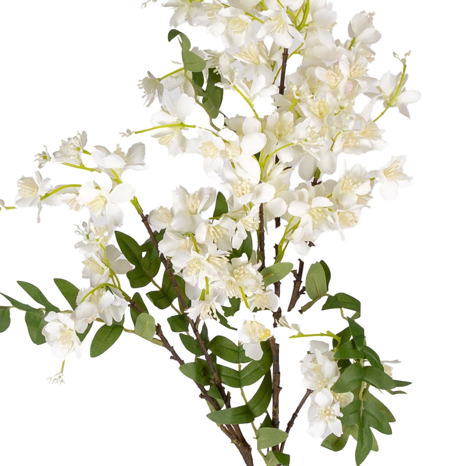 Yapay Bahar Dalı, Beyaz - 88 cm