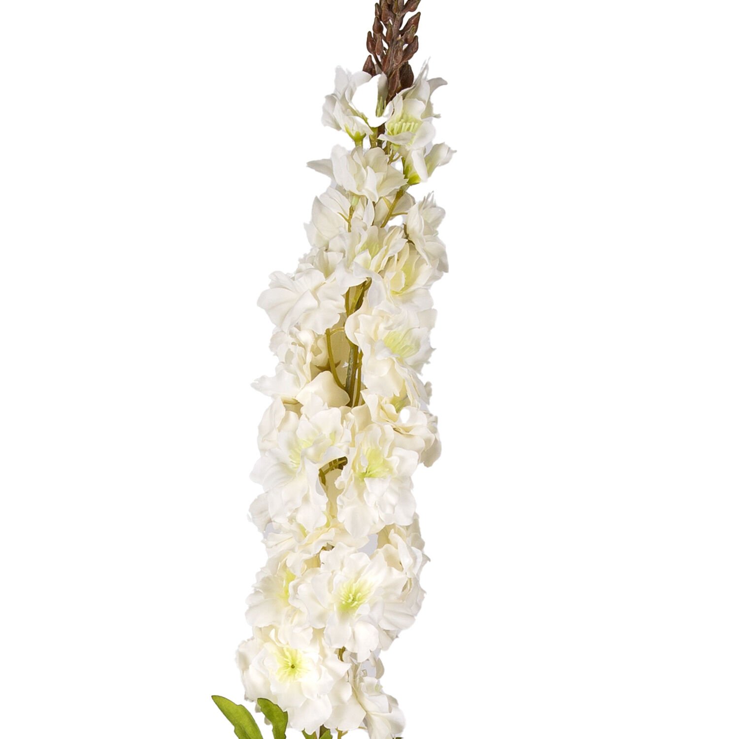 Yapay Delfinyum, Hezaren çiçeği, Beyaz - 105 cm