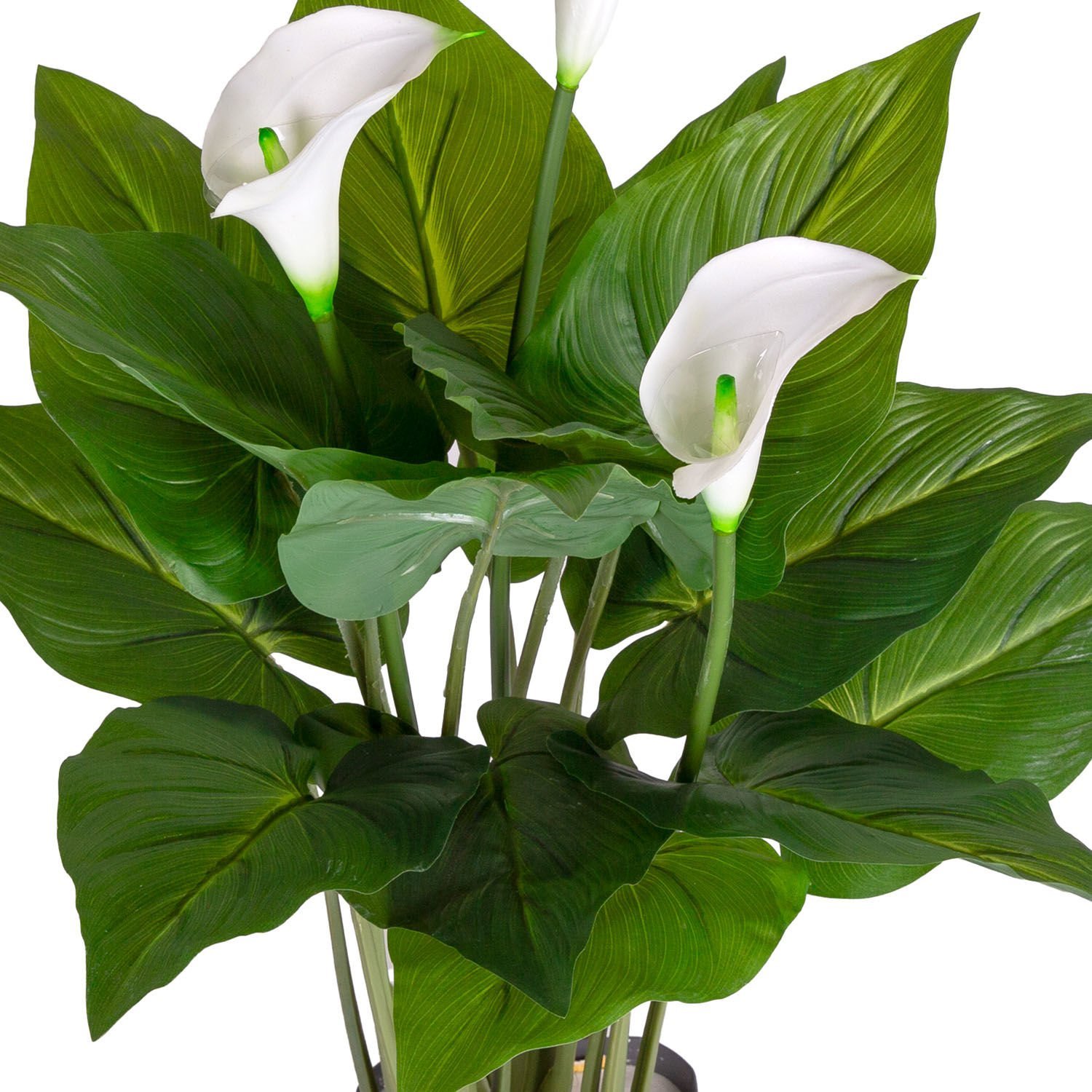 Yapay Kala Zambak Ağacı, Gerçek Dokulu, Yeşil - 68 cm