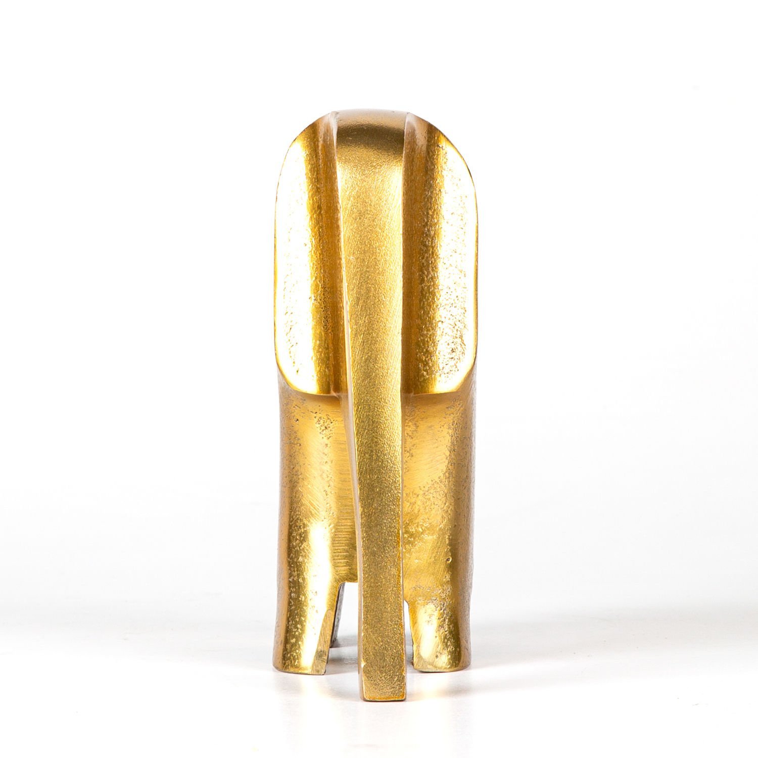 Dekoratif Metal Fil Gold 16x16x6 Cm.