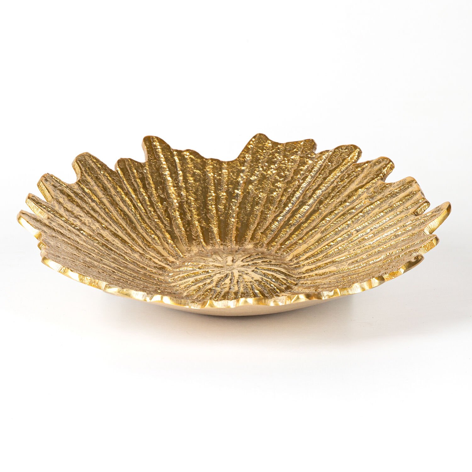 Dekoratif Metal Kase Gold 28x5.5x27 Cm.
