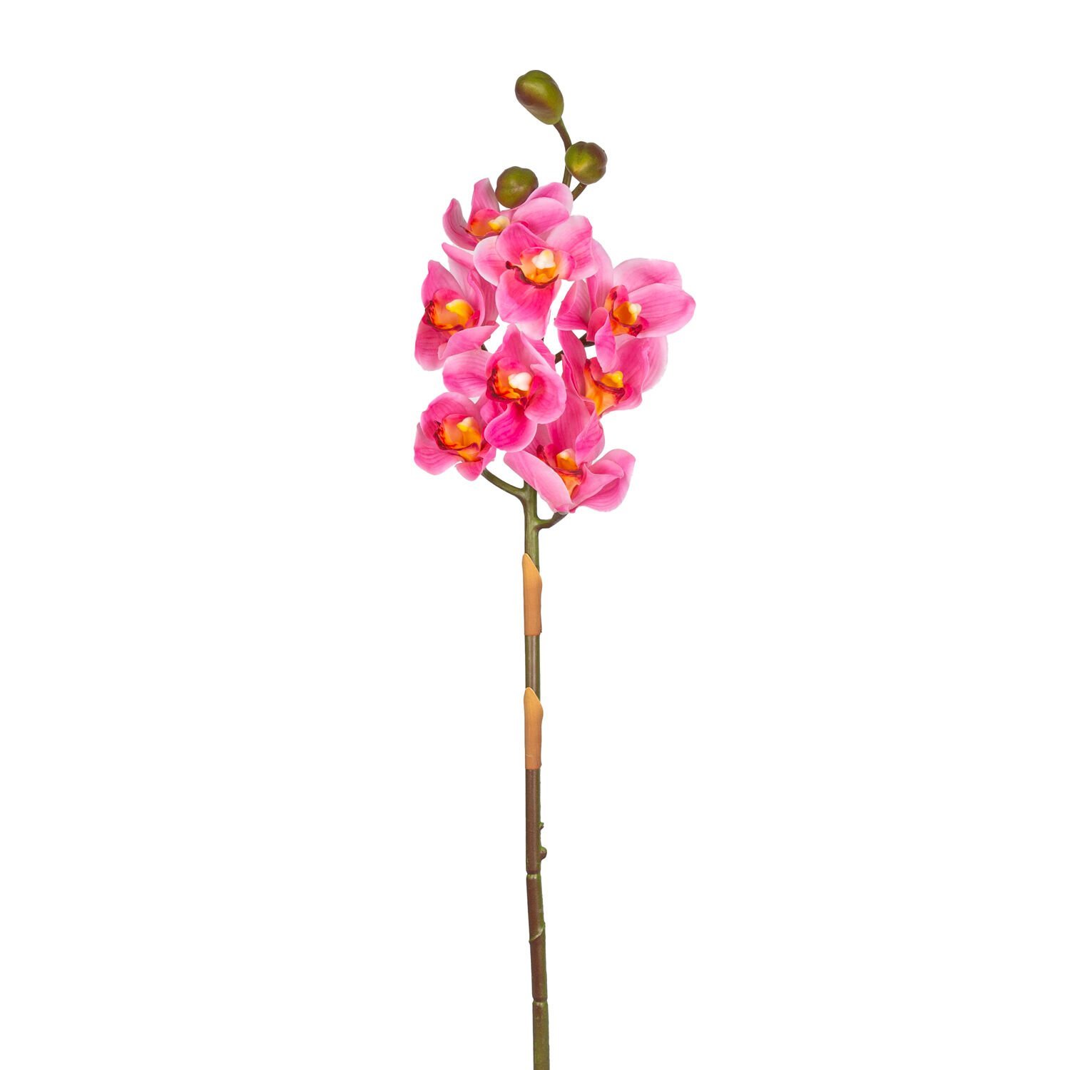 Yapay Orkide Gerçek Dokulu Pembe 75 Cm.