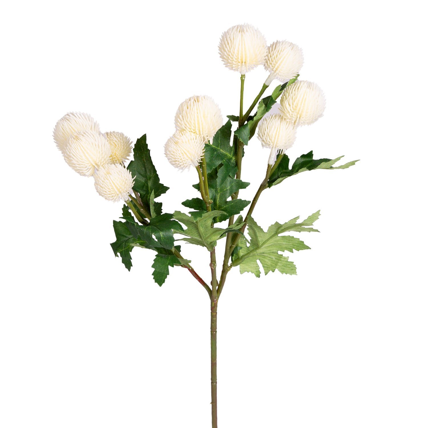Yapay Çiçek Top Çiçek Krem 56 Cm.
