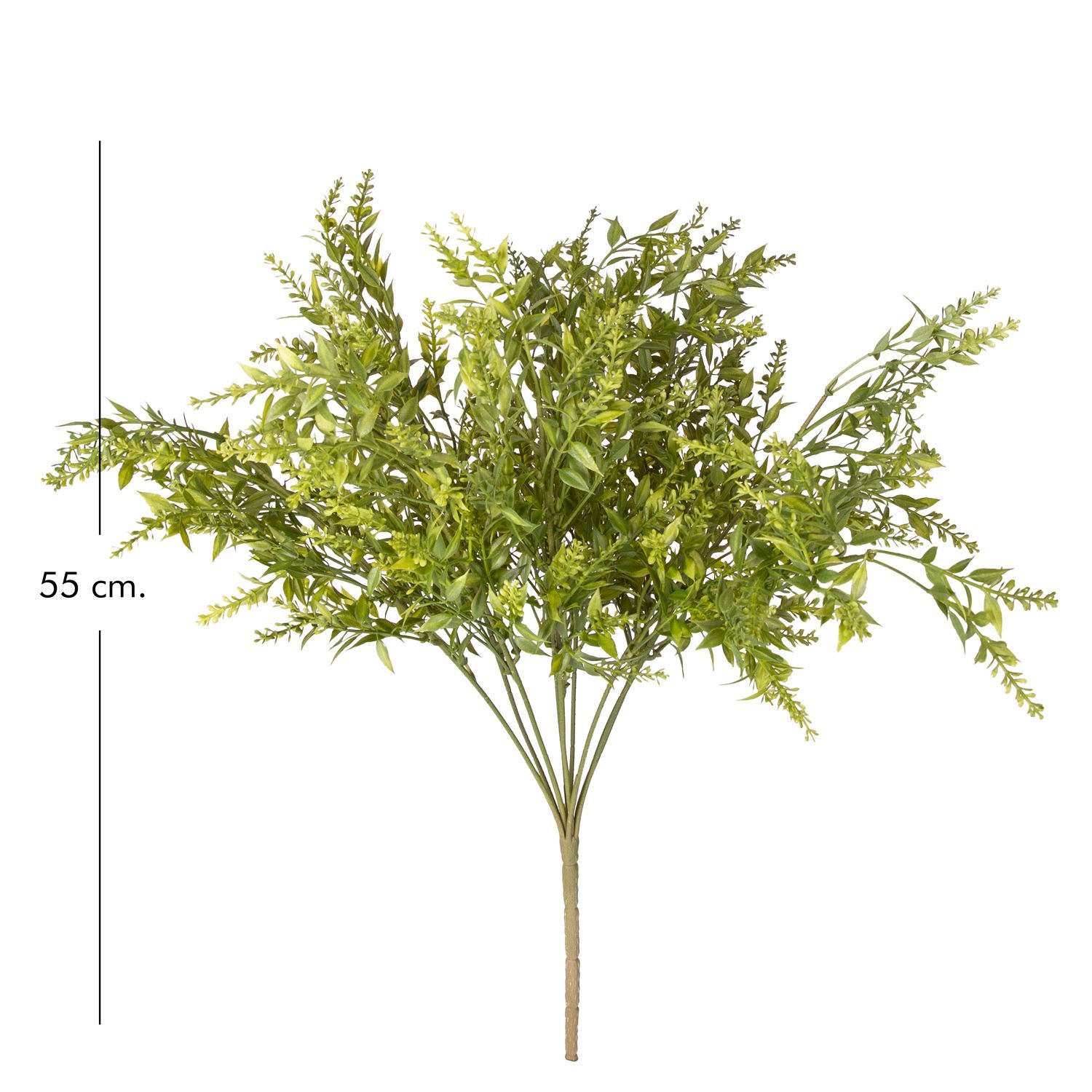 Yapay Çiçekli Bitki, Yeşil - 55 cm