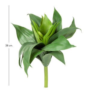 Yapay Kaktüs Sukulent Agave Yeşil 28 Cm.