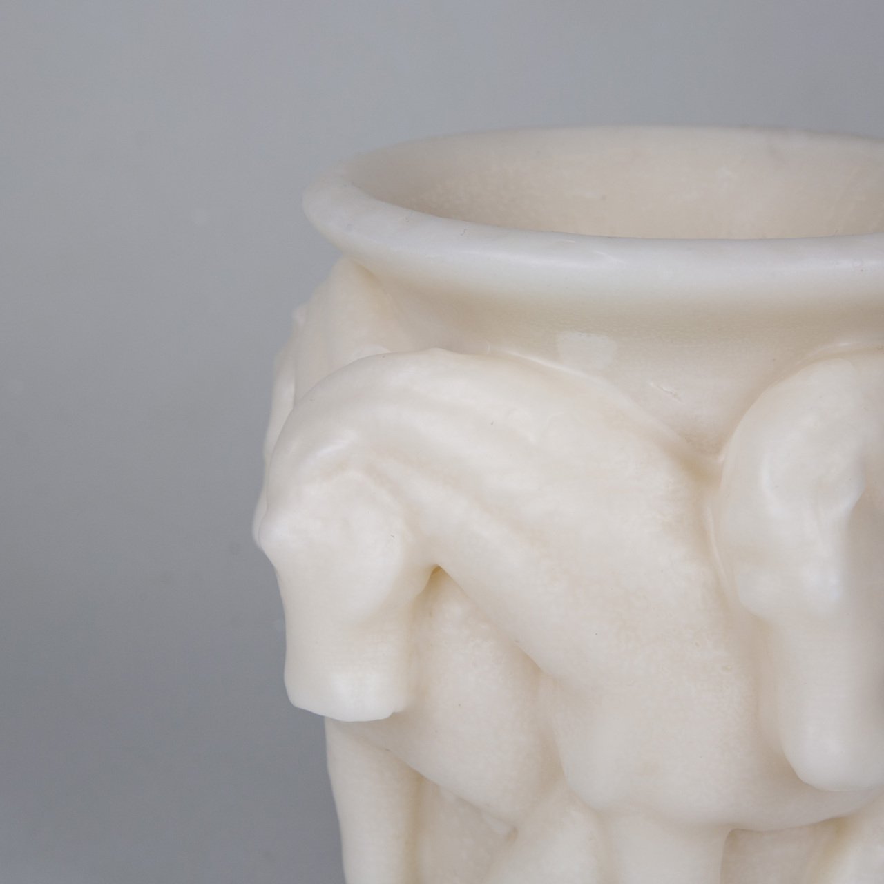 Veramaya Krem Renk At Vazo Fener Mum 17 Cm