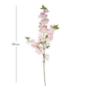 Yapay Bahar Dalı Pembe-Beyaz 120 Cm.