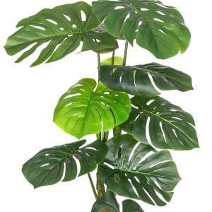 Yapay Ağaç Monstera-Deve Tabanı Gerçek Dokulu Yeşil 120 Cm.