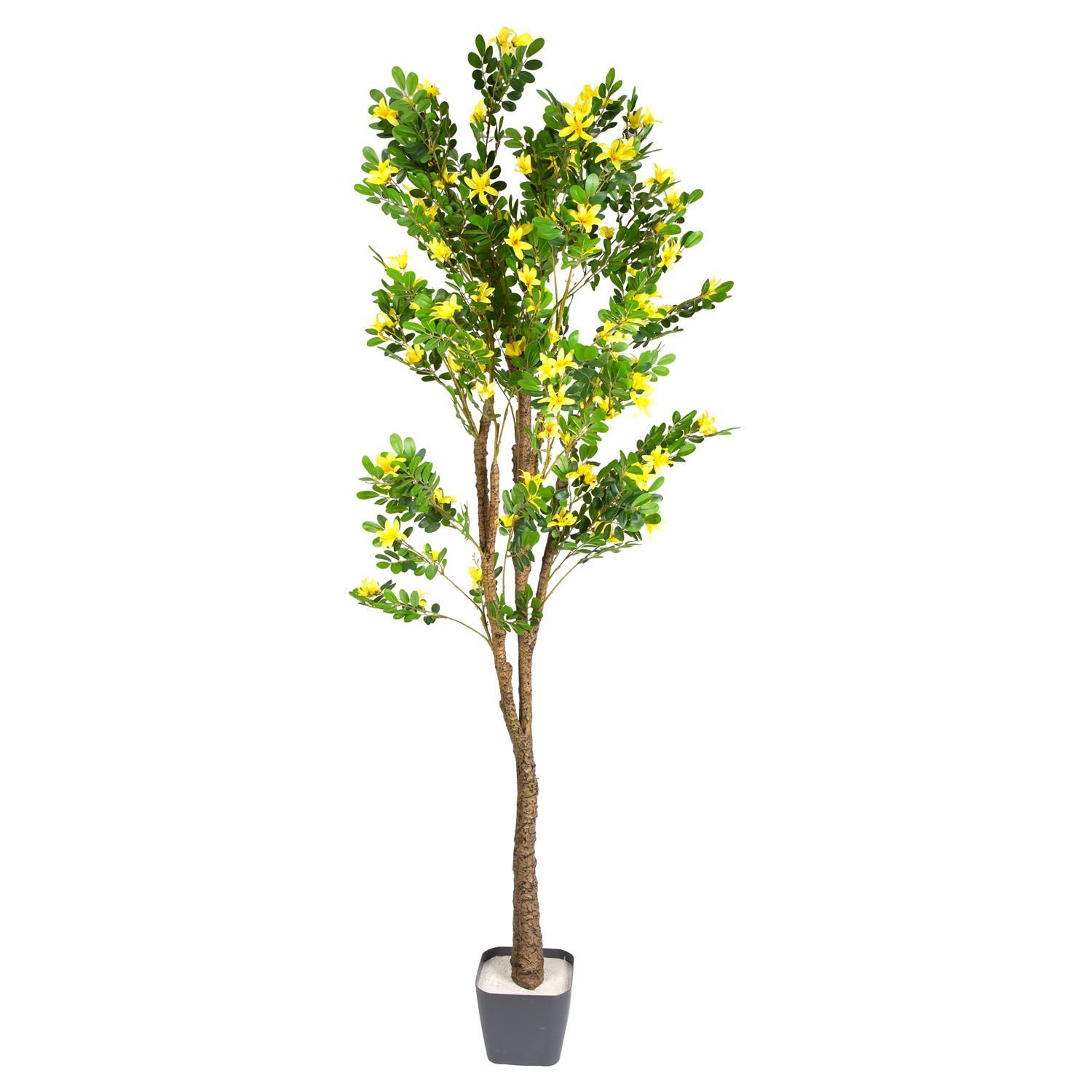 Yapay Ağaç Sunshine 1920 Yaprak 170 Çiçekli Sarı-Yeşil 180 Cm.