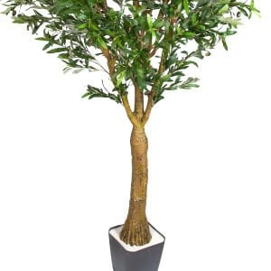 Yapay Zeytin Ağacı 3578 Yaprak 154 Meyveli Yeşil 240 Cm.