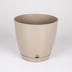 Veramaya Plastik Begonya Saksı No:3 Bej 3 Litre 18x16,5 Cm