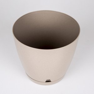 Veramaya Plastik Begonya Saksı No:3 Bej 3 Litre 18x16,5 Cm